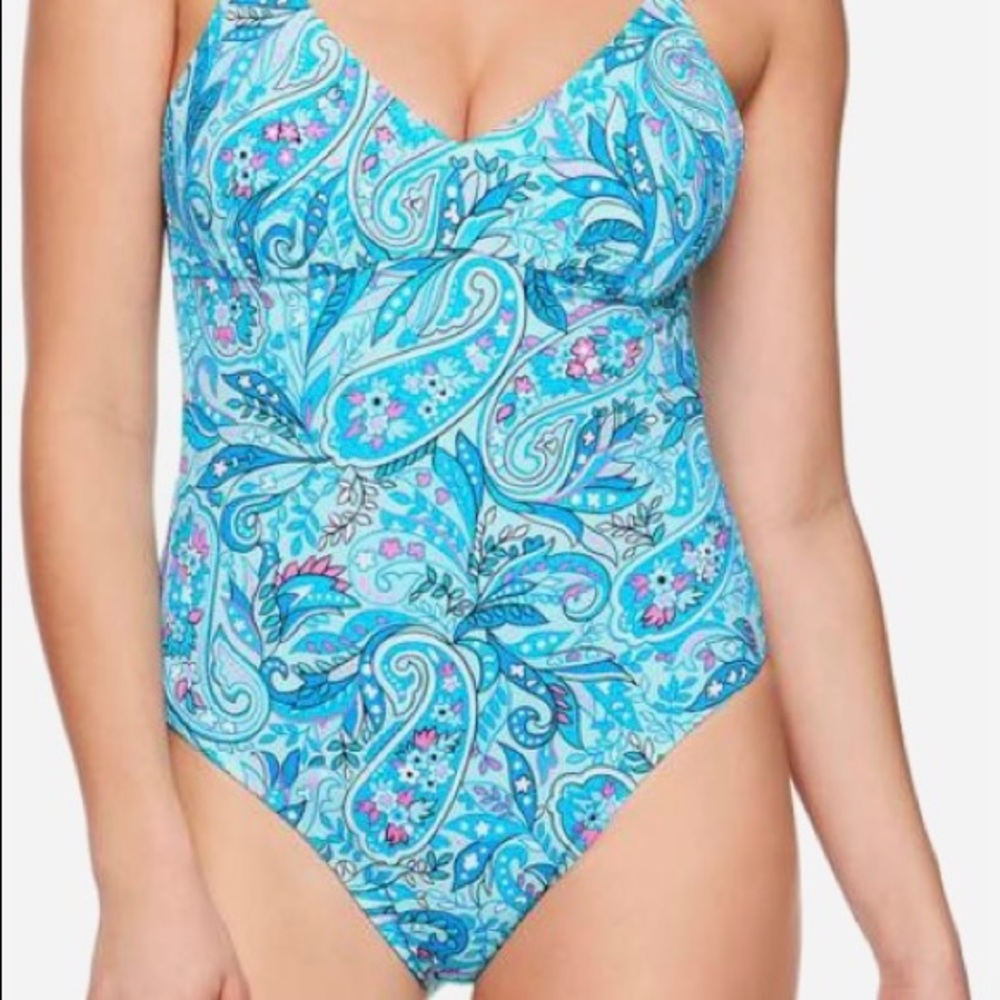 Vera Bradley One Piece Bathing Suit Size Small (4-6)